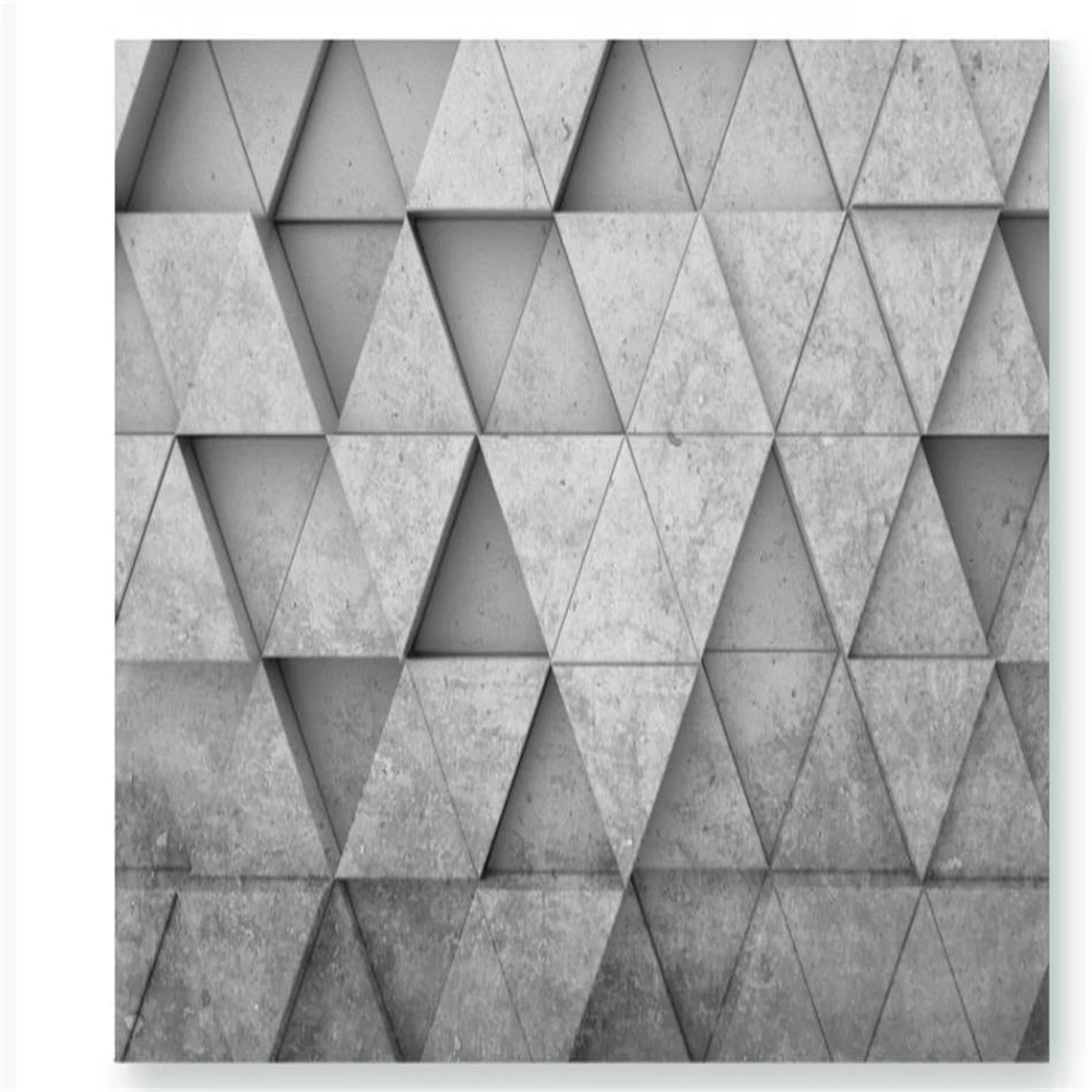 グレー Wallappers 3d 壁紙三次元人格幾何壁紙モダンなリビングルームシンプルな背景の壁 Wallpapers Aliexpress