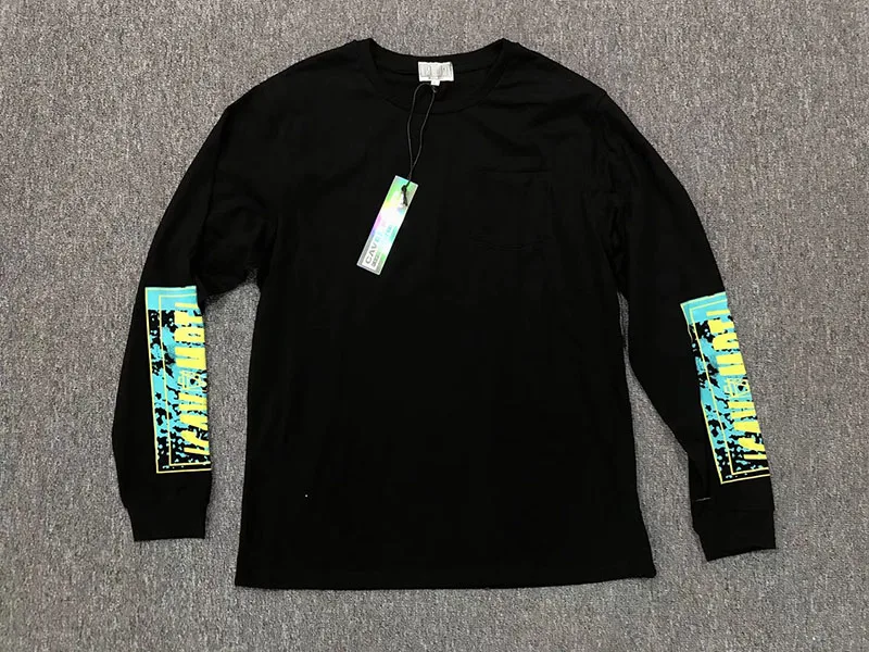 CAVEMPT оверсайз футболка с длинным рукавом и Для мужчин с длинным рукавом CAV EMPT футболка