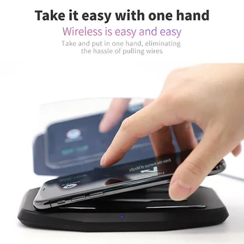 高速充電重力クランプスマート電話ホルダースタンド 15 ワット高速チーワイヤレス充電器重力携帯携帯電話ホルダースタンド