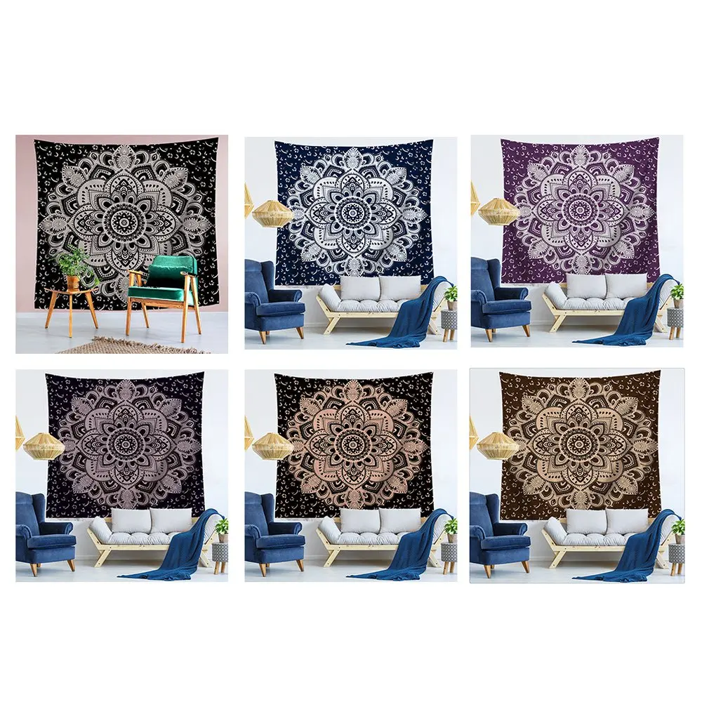 Модный гобелен с рисунком мандалы, настенный гобелен, домашний декор, одеяло для пикника, пляжное полотенце, занавески для кровати