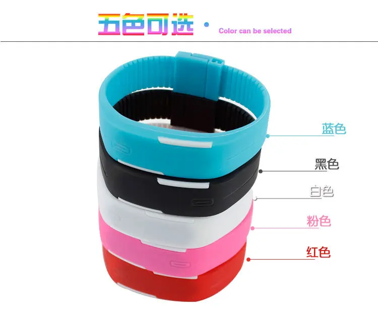 

LED Touch Control Electronic Night Light Watch Men And Women Bracelet Watch Fashion Couples STUDENT'S Watch Kids' Watch
