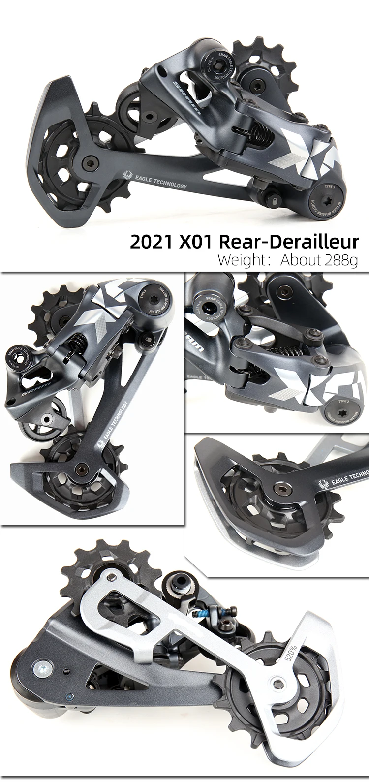 2021 SRAM X01 XO1 EAGLE 1x12 12-Speed Shifter Lever Trigger Right