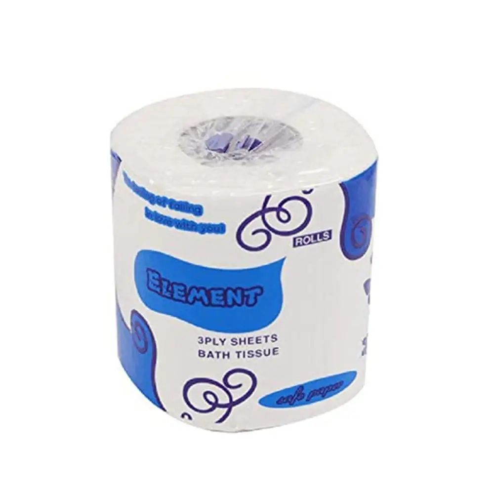 

Toilet Roll Paper Tissue Roll Paper Home Bath Toilet Roll Paper Mixing Primary Wood Pulp Toilet Paper 1 Roll/ 10 Rolls In Stock