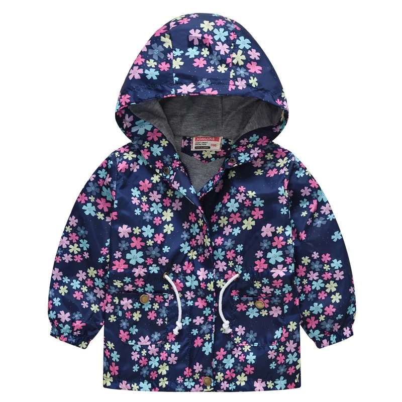 Autumn Boys Girls Jackets Outerwear Children Hooded Windbreaker Coats Infant Waterproof Hoodies Toddler Baby Coat Kids 2-7 Y (3)