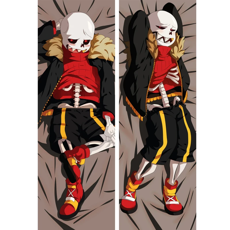 Наволочка с рисунком игры Undertale Sans аниме дакимакура скелет мальчик обнимающая