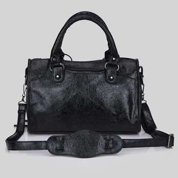 

Luxury Handbags Women Bags Designer Soft Pu Leather Tassel Motorcycle Bag Ladies Chic Stylish Crossbody Shoulder Bag for Female