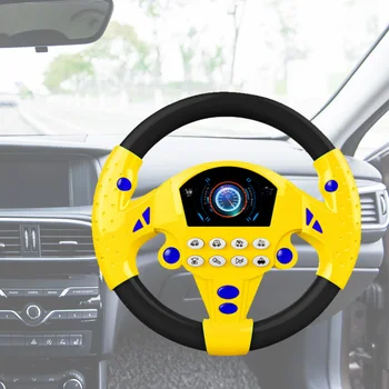 

Baby Toys Copilot Steering Wheel Driving Car Simulation Steering Wheel Toys Baby Developing Educational Toys for Children Gift