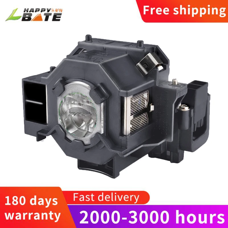HAPPYBATE ELPLP41 V13H010L41 Совместимость лампа с Корпус для EMP-X5/EMP-X6/EMP-S5/EMP-S6 180 дней гарантии |
