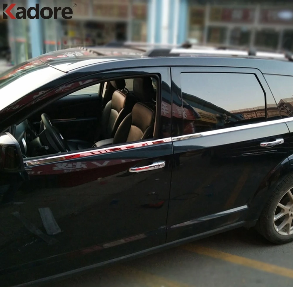 Для Dodge Journey 2009 2010 2011 2014 Нержавеющая сталь хромированная Автомобильная дверная