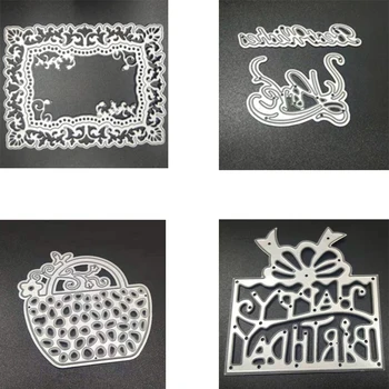 

ZATWBS Christmas design Cutting Dies for DIY Scrapbooking Decoretive Embossing Stencial DIY Decoative Cards die cutter