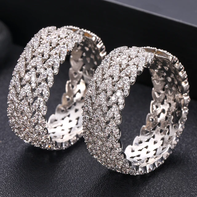 janeklly trendy Geometric aretes Aros Hoop Earrings For Women Accessories Cubic Zirconia Earrings Jewelry pendientes mujer