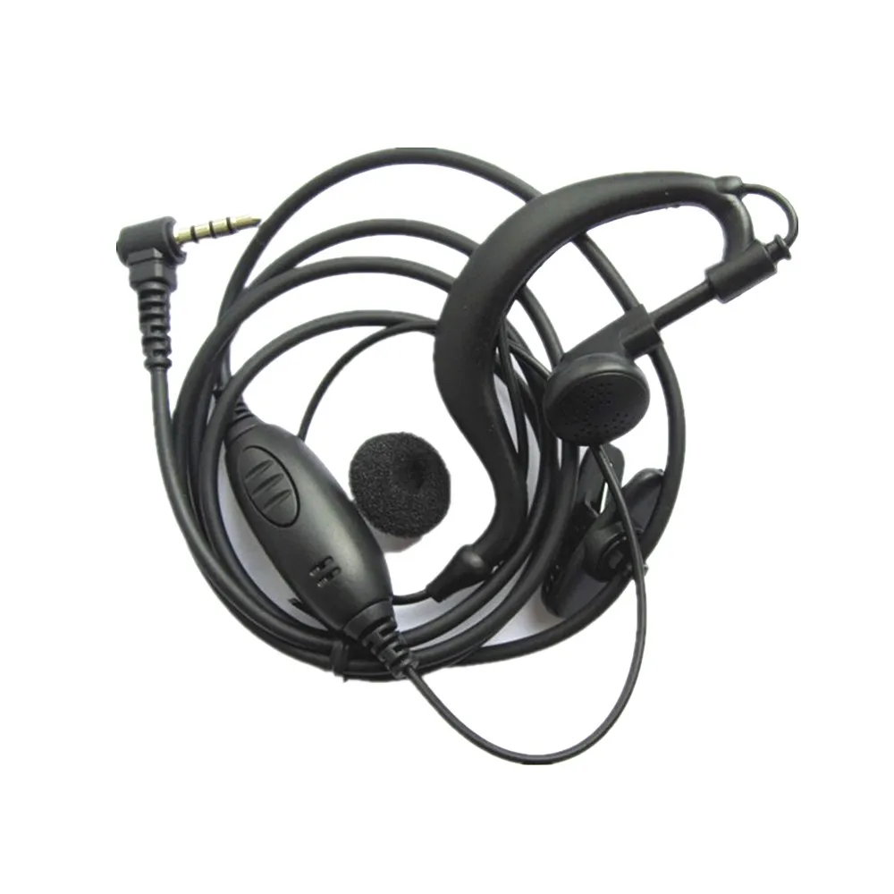 10x G-Shape Ear hook Headset Earpiece W/Mic PTT Clip For Yaesu Vertex Two Way Radio VXF-1 VX-351 VX-354 VX-5R VX-160 VX-180 | Мобильные