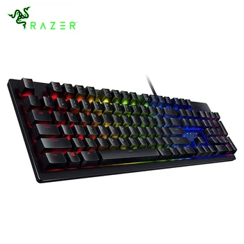 

Razer Huntsman Wired Mechanical Switches Gaming Keyboard RGB Backlit Ergonomic Wrist Rest Tactile Keyboard Gaming For Laptop/PC