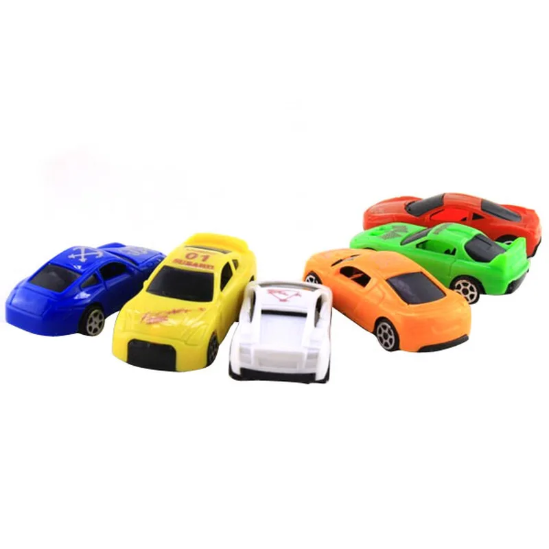 6pcs set Mini Cute Car Model Cute Vintage Sliding Mini Car Toys Pocket Toys for Boys 2