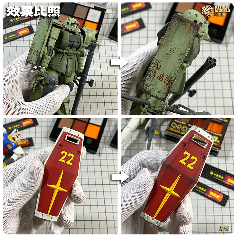 CR020 Series Anime Mecha/Military Model Tank Vehicle Aircraft Solid Natural Soil Pastel model tools