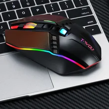 V8 компьютерная проводная мышь геймер 2400 dpi Регулируемая оптическая RGB подсветка офисные USB Мыши для ноутбуков
