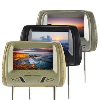 

1pc Universal 7 inch LED screen Car MP5 player Headrest monitor Support AV/USB/SD input/FM/Speaker/Car camera Q84E