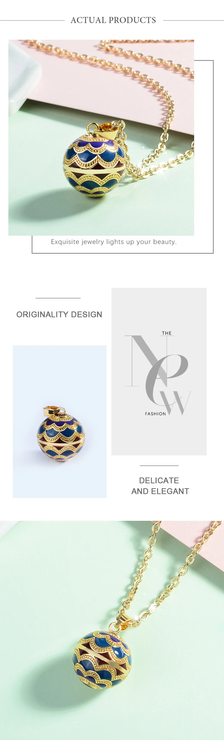 彩色滴油铃铛----镀---金色------2019_04