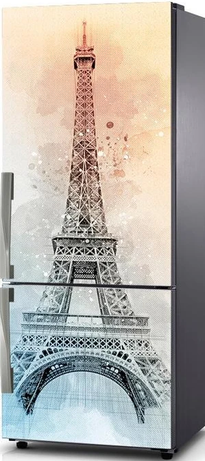 Золотой 3D Self Adhesive Fridge Door Cover Wallpaper Dishwasher Fridge Wrap Sticker Kid's Art Fridge Door Cover Sticker Dropshipping - Цвет: Золотой