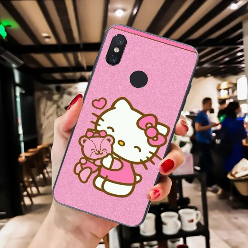 A2 MaiYaCa милые, миленькие в японском стиле(«Каваий»), рисунок «Hello Kitty» чехол для телефона для Xiaomi mi5 6 A1 A2 Lite Mi9 9SE mi8lite F1 Mix2 2S Max2 3 - Color: A2