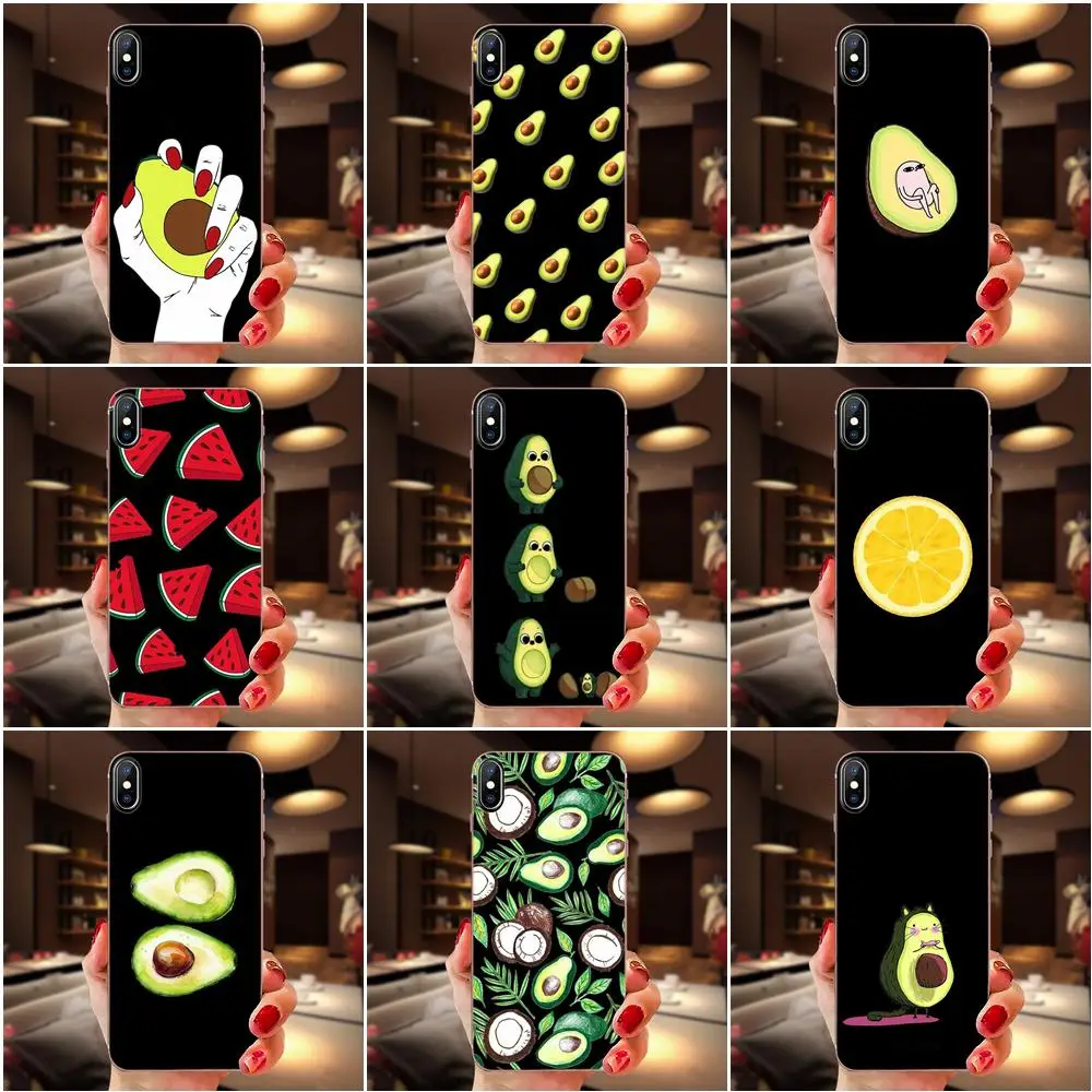 Мягкий Топ продаж авокадо фрукты персик для Huawei P7 P8 P9 P10 P20 P30 Lite Mini Plus Pro Y9 Prime P Smart Z
