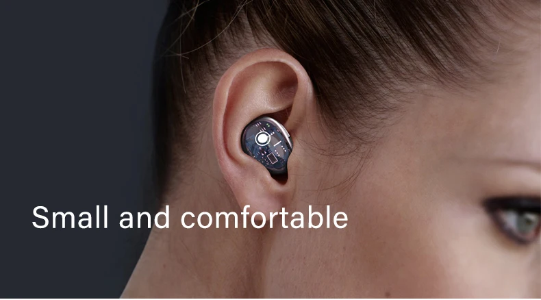 Мини TWS Bluetooth беспроводные наушники Freebud с сенсорным управлением спортивная Гарнитура с двойным микрофоном для мобильного телефона прозрачная