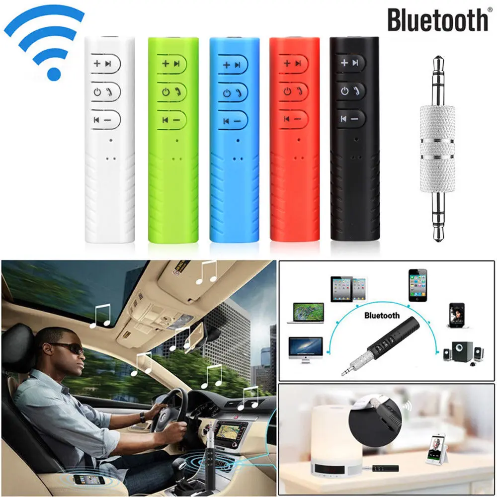 Автомобильный Aux Bluetooth аудио приемник адаптер 3 5 мм музыкальный передатчик Hands free