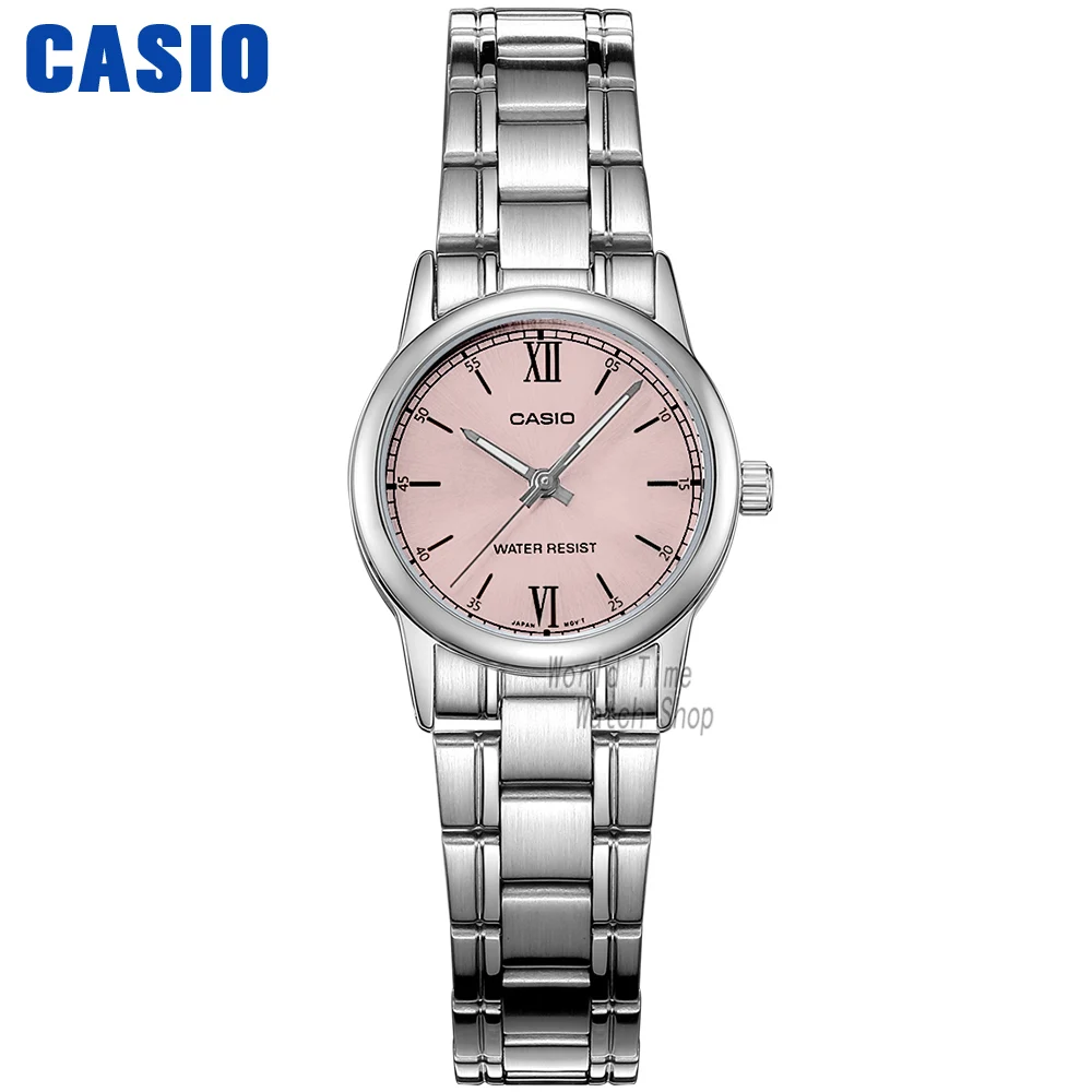 Casio часы женские часы лучший бренд класса люкс Водонепроницаемый Кварцевые часы женские дамы Подарки кожаный ремешок для часов Часы Спортивные часы relogio feminino reloj mujer montre homme bayan kol saati zegarek - Цвет: LTPV005D4B2
