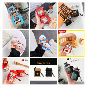 

3D Stitch Earphone Cases For Airpods 2 1 Pro Case Cute Silicone Cartoon Case For Apple Airpods1 2 3 Protector Funny Cover
