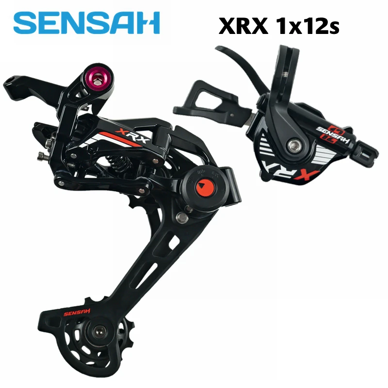 SENSAH XRX 1x12 рычаг переключения скоростей+ задний переключатель 12s для MTB велосипеда, M9100 EAGLE, 11-50T кассета - Цвет: XRX SL and RD