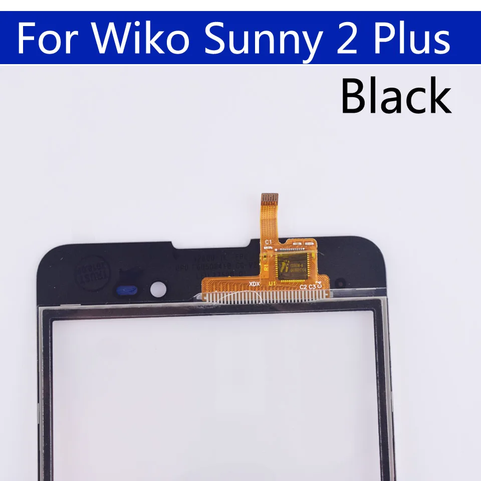 5," сенсорный экран для Wiko Sunny 2 Plus сенсорный экран панель сенсор дигитайзер стекло без сменные детали для ЖК-экрана