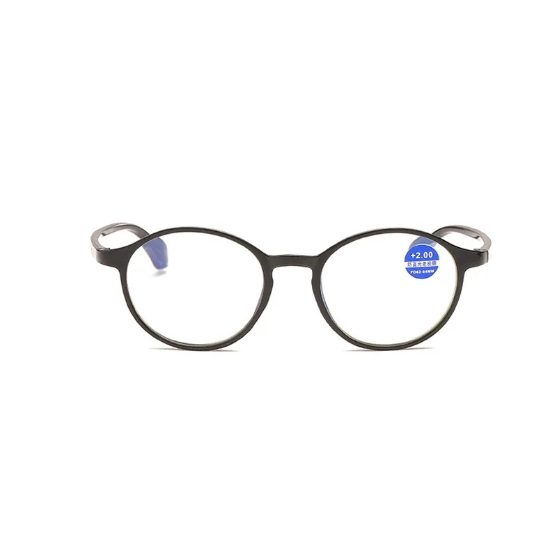 iboode Classic Round Frame Reading Glasses Women Men Anti Blue Light Presbyopic Eyeglasses TR90 Hyperopia Eyewear Spectacles New