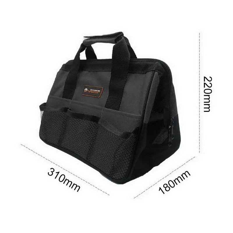 tool pouch Tool Bag Portable Canvas Storage Bag For Electrician Waterproof Wear-Resistant Strong Tool Storage Close Top Wide Mouth Toolkit rolling tool chest