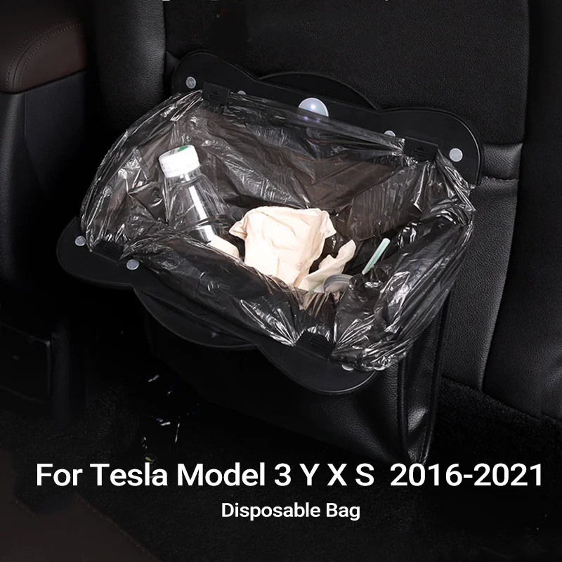 Новинка автомобильный мешок для мусора Tesla Model 3 2021 аксессуары мусорный контейнер