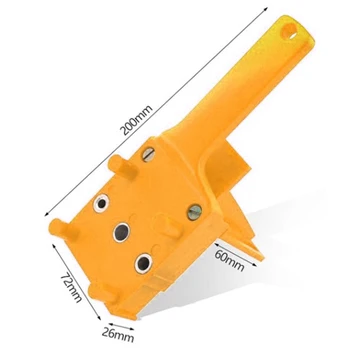 

Home Handheld Woodworking Doweling Jig Drill Guide Wood Dowel Drilling Hole Saw Straight Hole Locator 2020 New Arrival