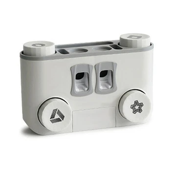 

Multifunction Toothbrush Holder Storage Toothpaste Cosmetics Dust-Proof Bathroom Accessories Convenient Toothpaste Dispenser