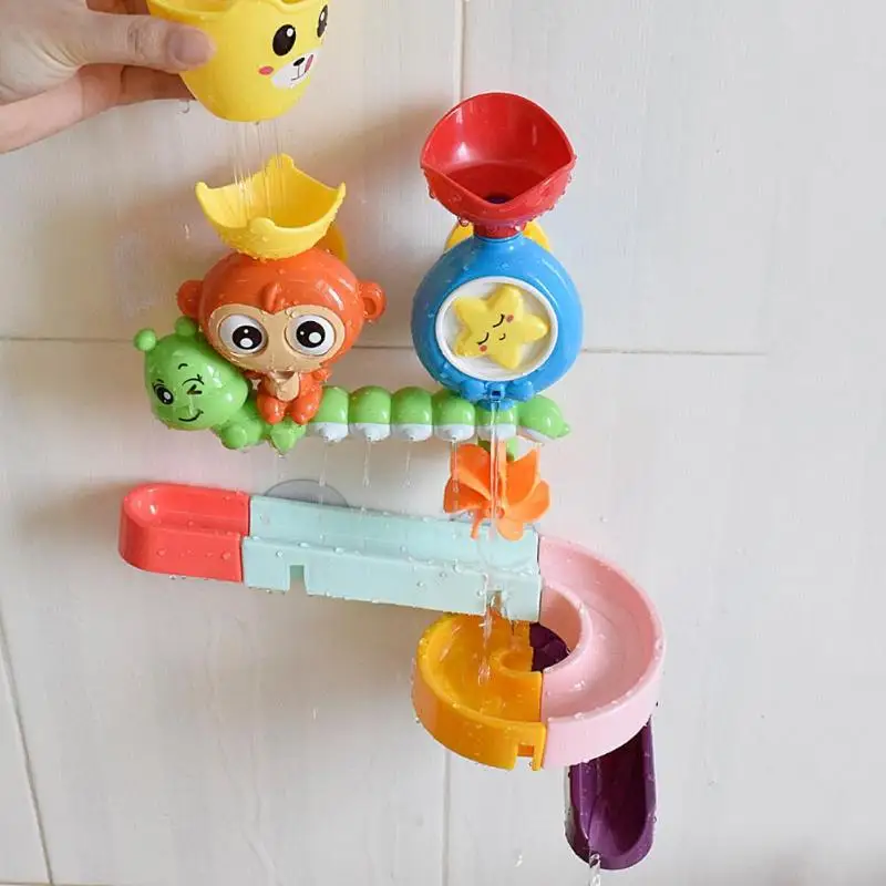 Детские игрушки для ванной, настенные игрушки для игры в воду, спринклерная Развивающая игра