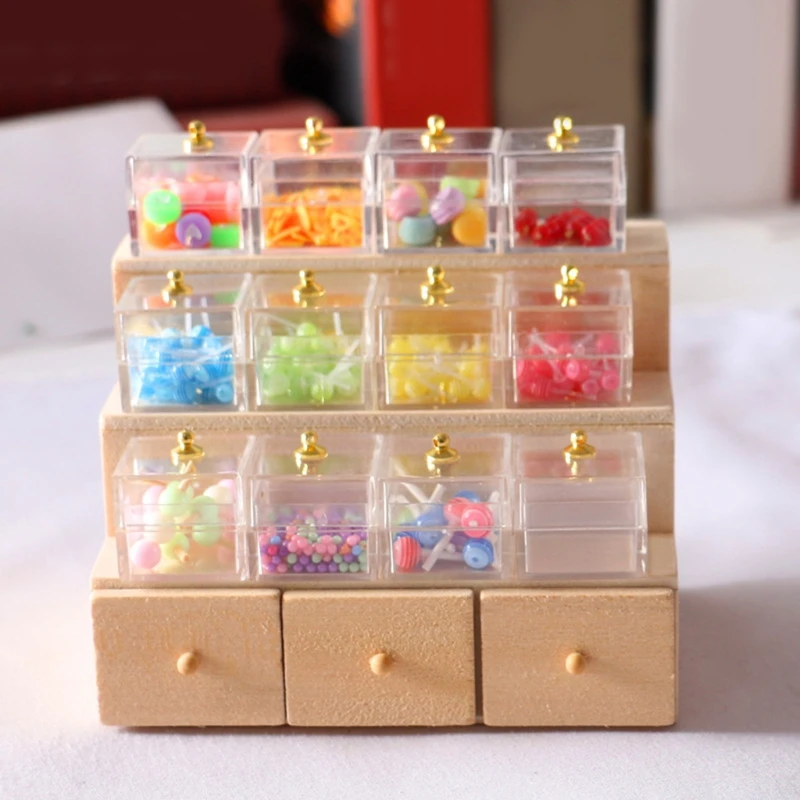 

Демонстрационная стойка для модели в масштабе 1/12/коробка для конфет, Миниатюрная игрушка для девочек, ролевая игра QX2D