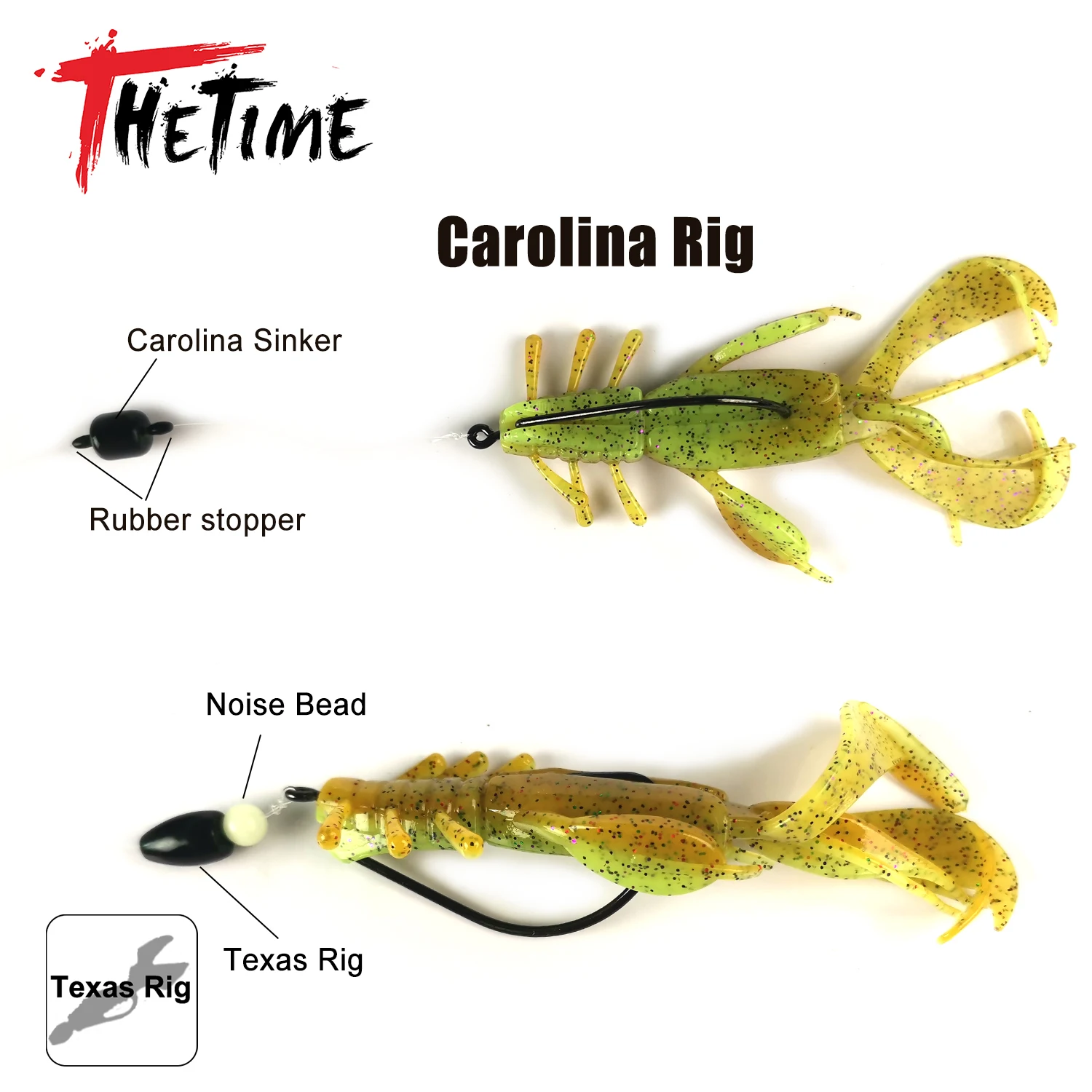 2021 THETIME New Monarch Cray Crazy Flapper Soft Shrimp