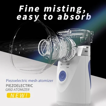 

Mini Handheld Nebuliser Steaming Tool Portable Atomizer Respirator Humidifier Adult Kid Inhaler Nebulizer Health Care Equipment