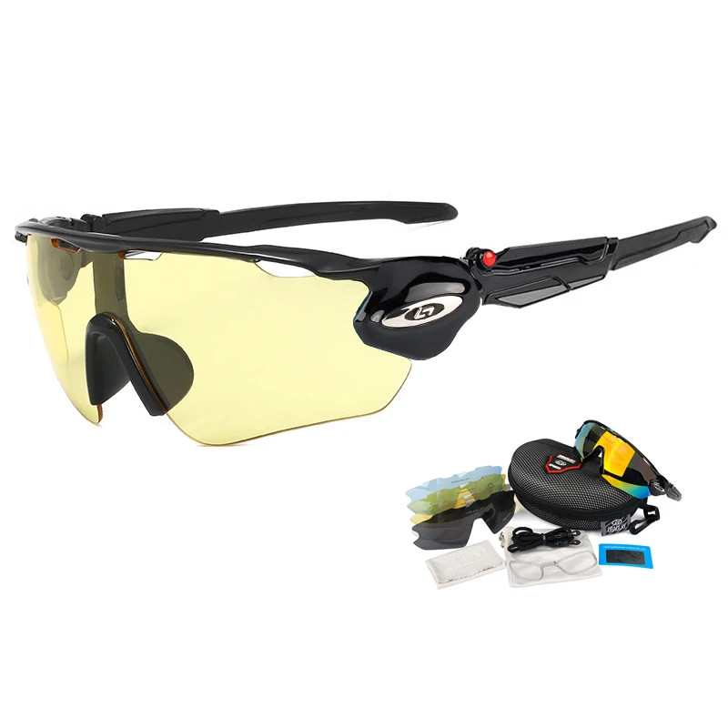 

5 Lens Polarized Military Shooting Glasses Outdoor Army Tactical Goggles Explosion Proof Hunting Airsoft CS War Game Eyewear