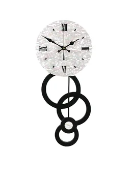 

Modern Design Minimalist Luxury Wall Clock Living Room Simple Nordic Fashion Shell Creative Clock Slient Bedroom Reloj Pared G5B