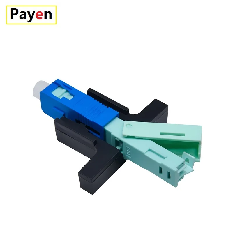 High Quality SC APC Fast Connector Single-Mode Connector FTTH Tool Cold Connector Tool Fiber Optic Fast Connnector 53mm new aluminum alloy linear track adjustable grinding tool maximum clamping 53mm tool whetstone grinding tools woodworking tool