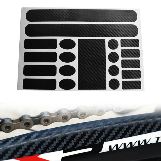 Bicycle Protective Sticker Scratch Resistant Mountain Bike Frame Front Fork Protective Film Chain Frame Safety Tape Protector 1