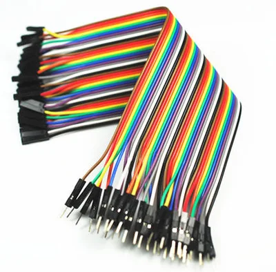 

40P Color DuPont Line Long 30 Cm Male Connector on Male Connector 2.54 Size Bread Board Line Adapter Cable