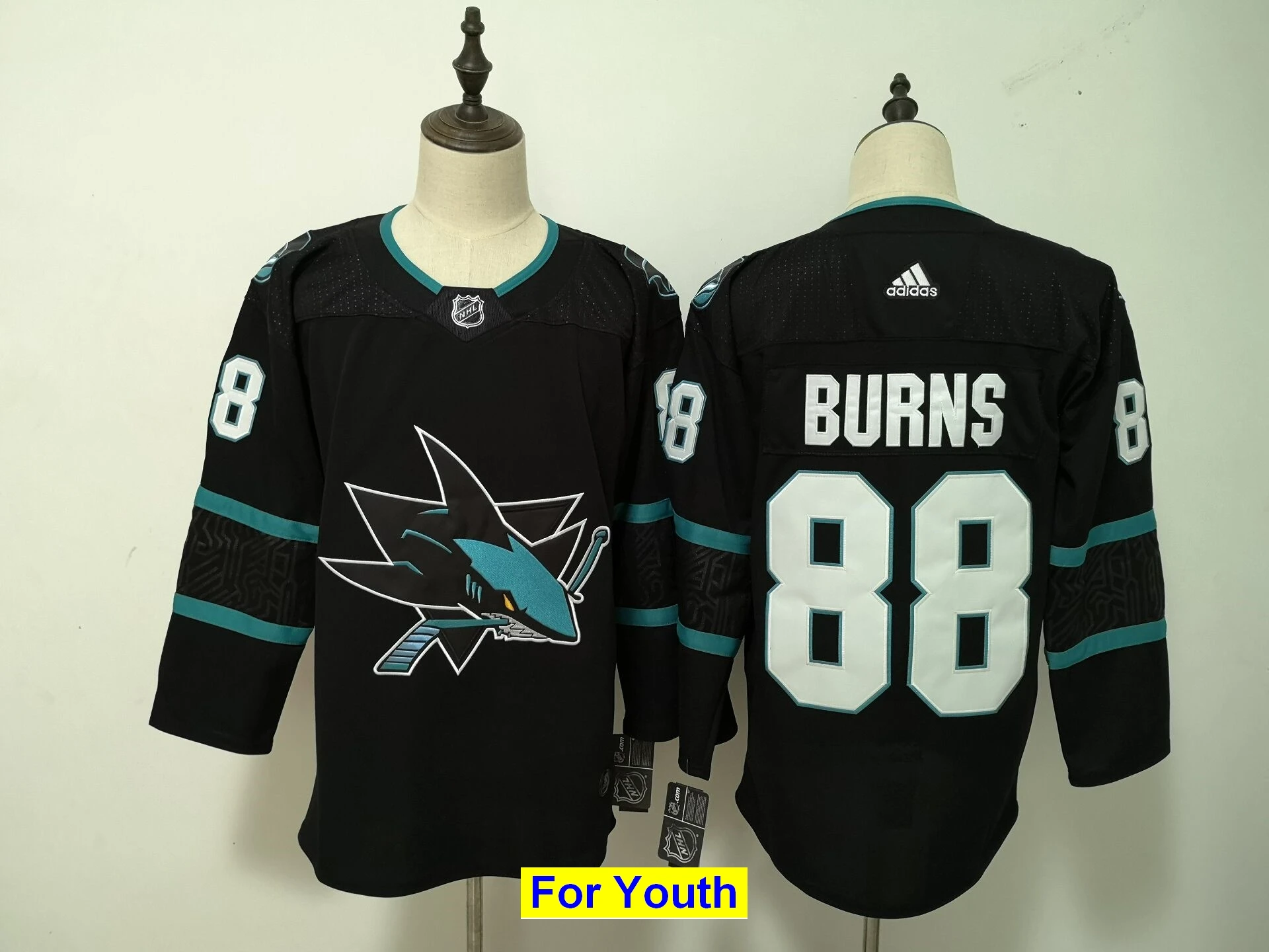 Детская Молодежная одежда Сан-Жозе Брент Бернс Erik Karlsson Joe Thornton Logan от кутюр Joe Pavelski Evander Kane - Цвет: as photo