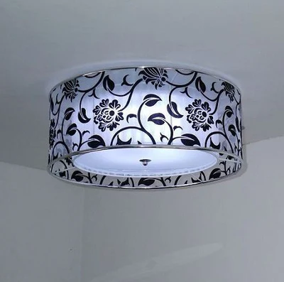 

Lamparas De Techo Colgante Led Ceiling Light New Arrival Romantic Wavy Light Fabric Color Ceiling Dia 500*h200mm Free Shipping