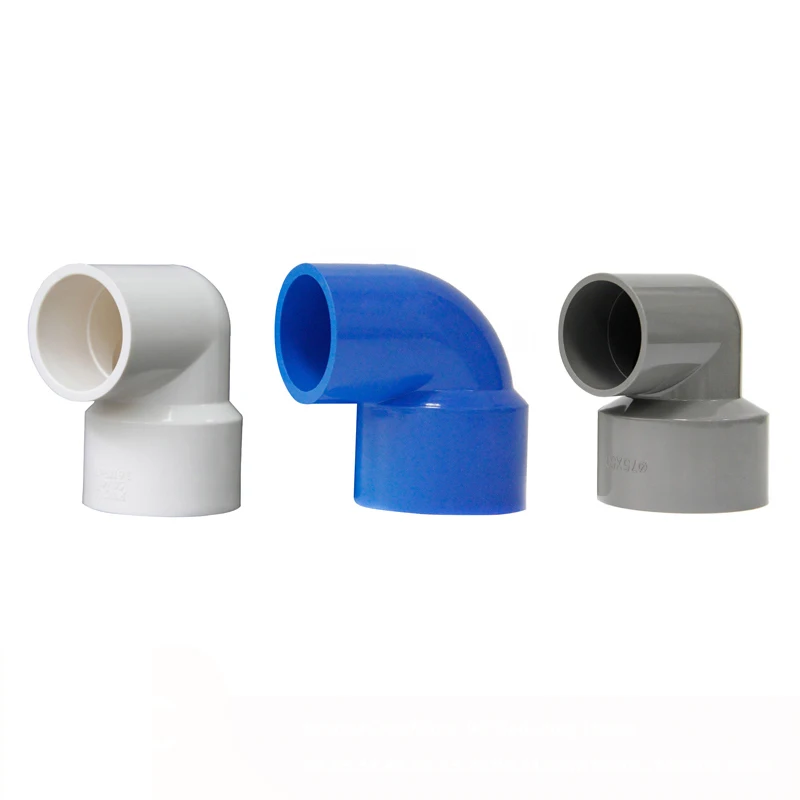 Closed Curved Elbow Tube And Fittings PVC Orange x 125 mm diameter construction 