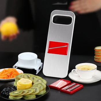 

LIXF 3 in 1 Stainless Steel Vegetable Slicer Grater Creative Magnetic Mutifunctional Fruit Cutter Shredder