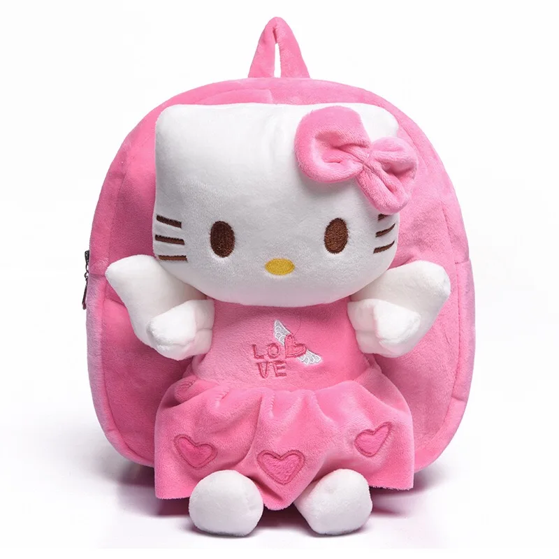 Новый брендовый Детский плюшевый рюкзак Hello Kitty Микки и Минни Маус игрушки